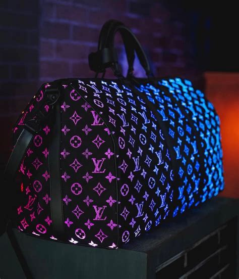 louis vuitton light up keepall bag|Louis Vuitton duffle bag 50.